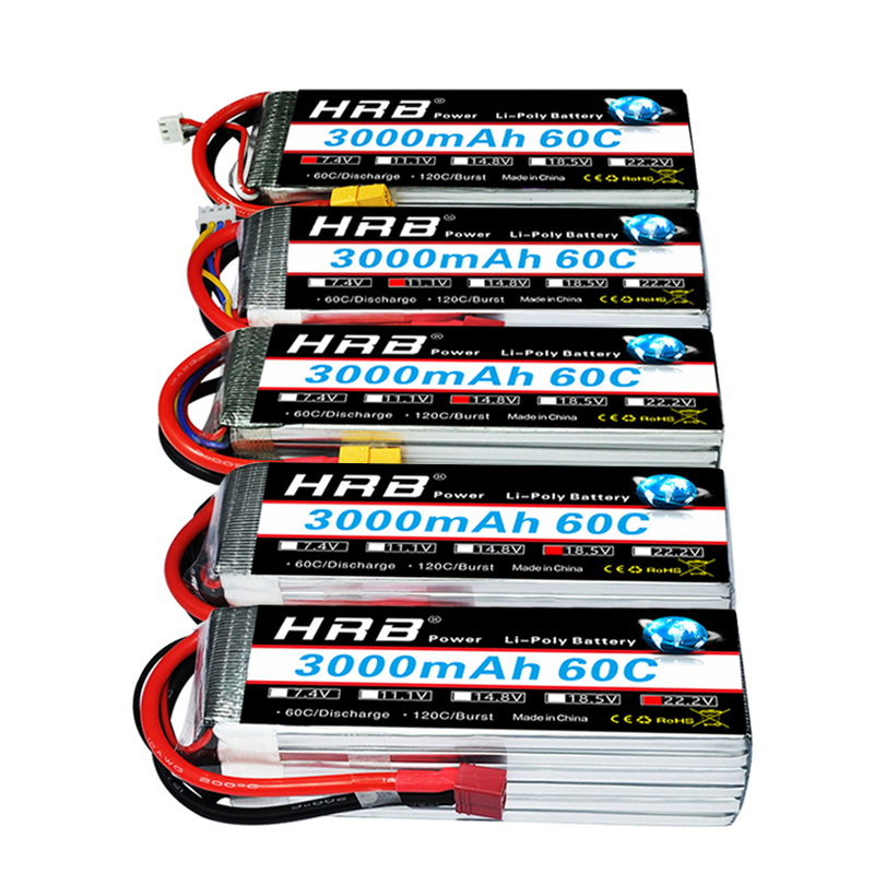 HRB lipo Battery 2S 3S 4S 6S 5 - 4S Lipo Battery 14.8V 6000Mah ulasan dan harga