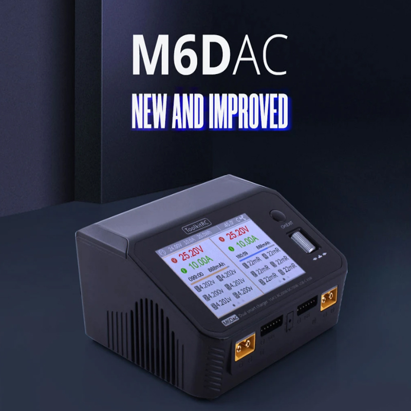 ToolkitRC M6DAC Dual Channel S - Toolkitrc M6Dac Smart Charger ulasan dan harga